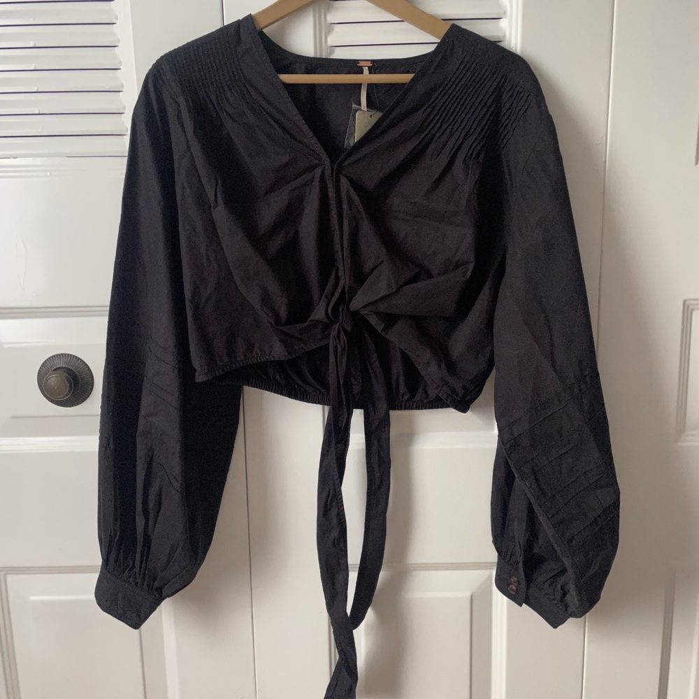 Black crop top - Free People